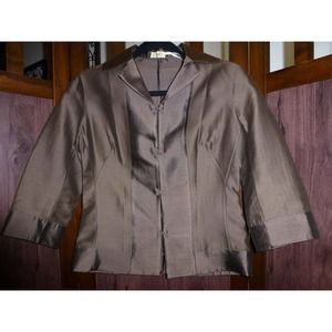 Max Studio Wool/Silk Blend Short Jacket Size 2